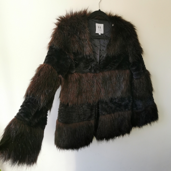 Halston Heritage faux fur coat - Picture 7 of 12